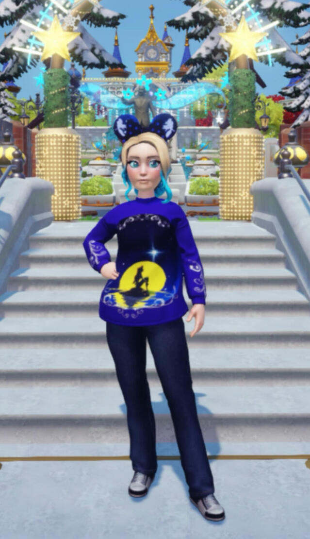 The Little Mermaid Headband + Sweatshirt